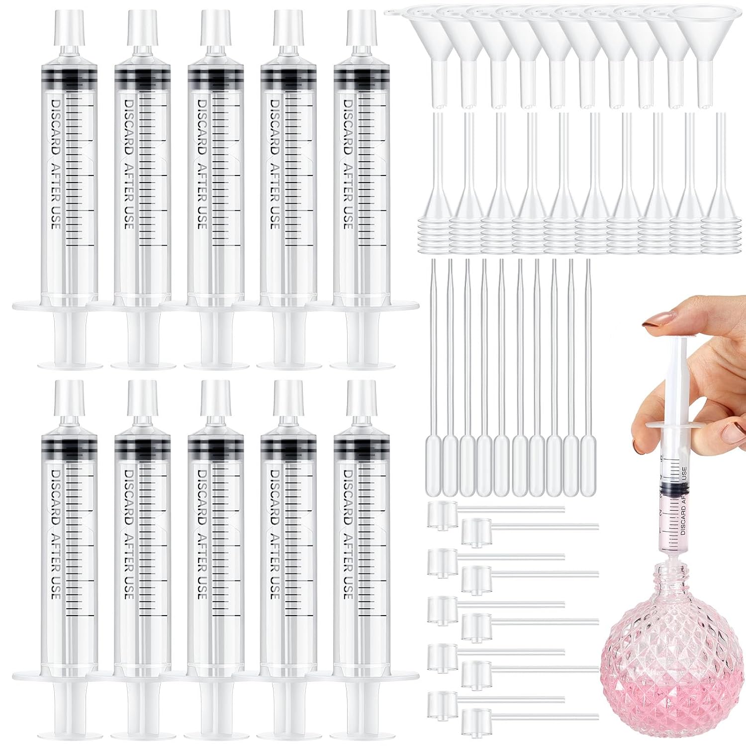 25/50PCS  perfume refill pump  - Perfume Fragrance Ingredients recensione e prezzo