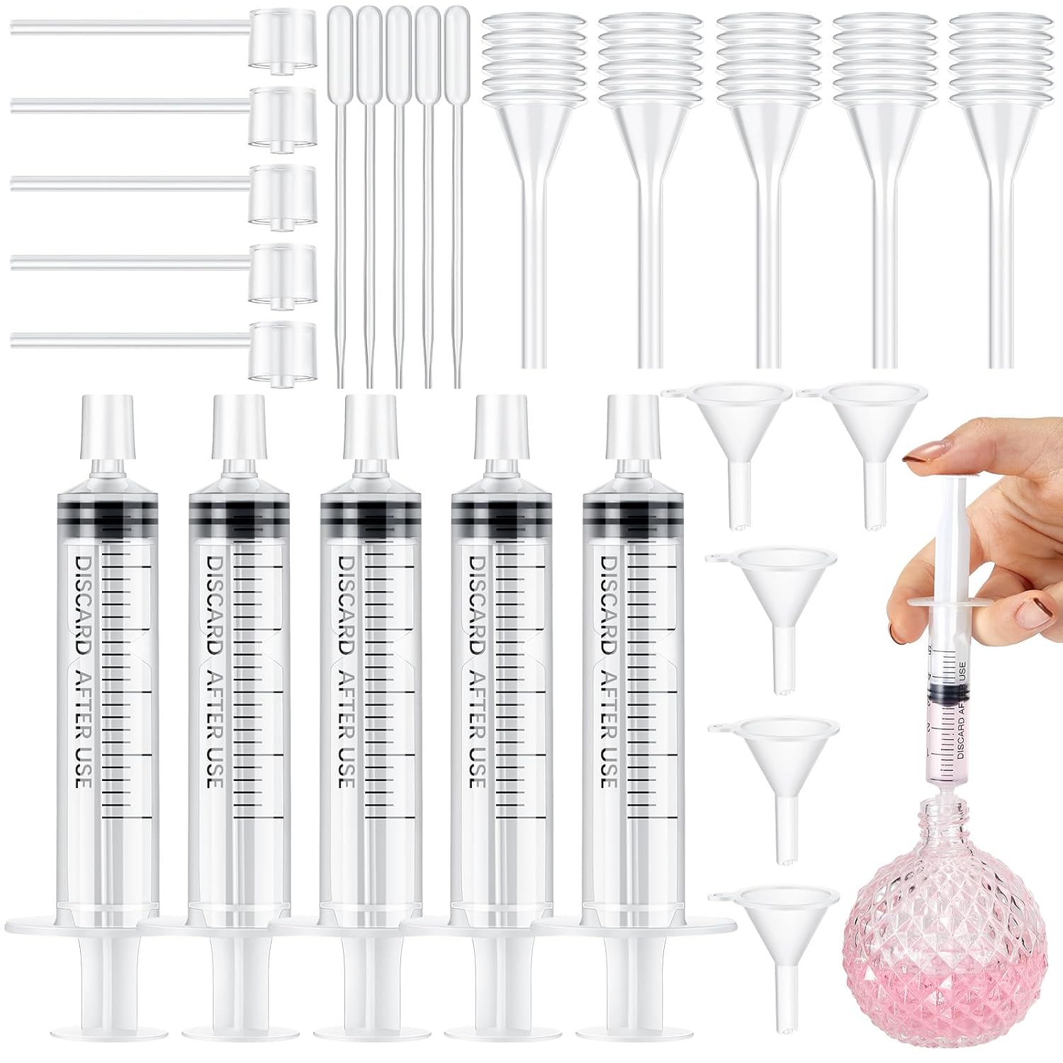 25/50PCS  perfume refill pump  - Perfume Fragrance Ingredients recensione e prezzo