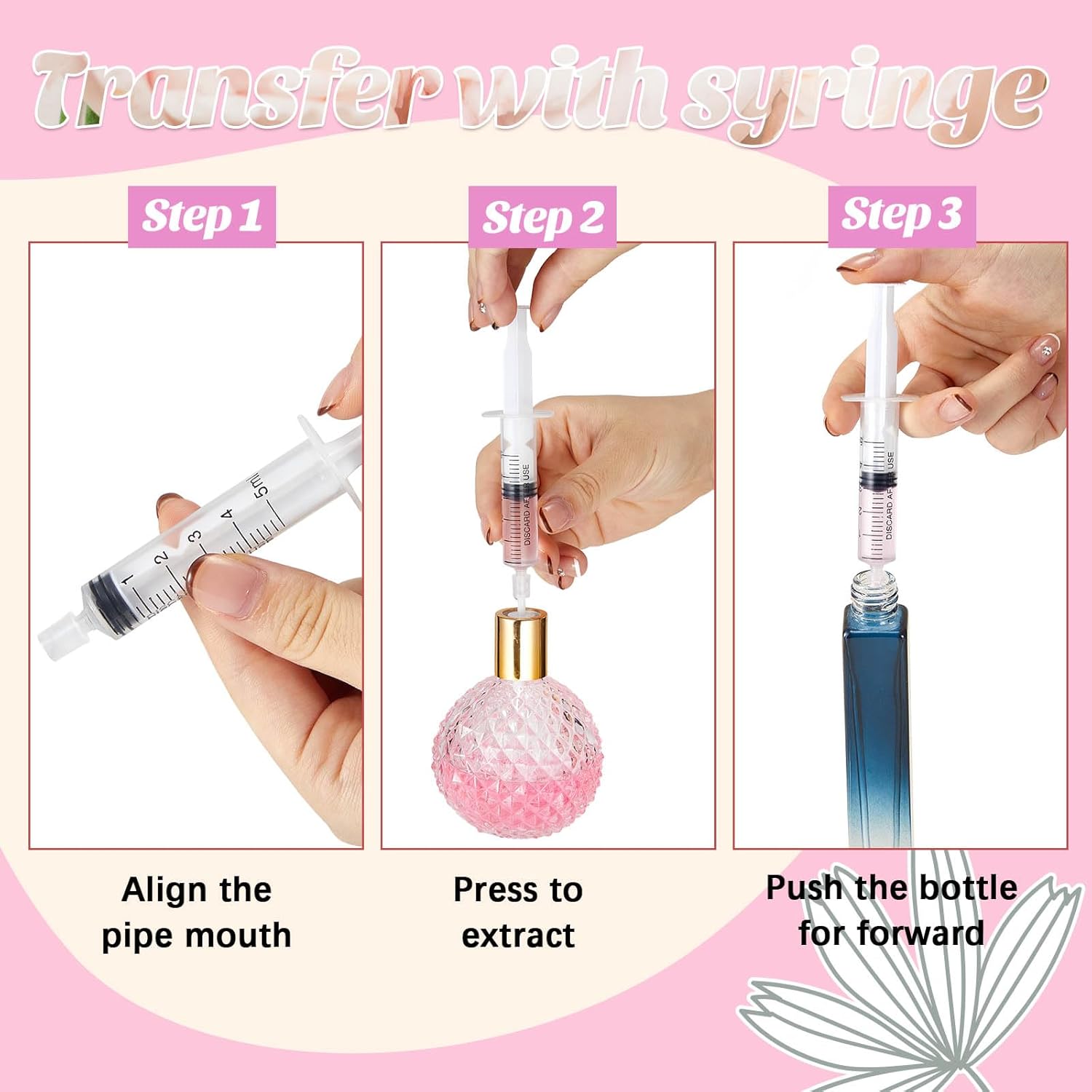 25/50PCS  perfume refill pump  - Perfume Fragrance Ingredients recensione e prezzo