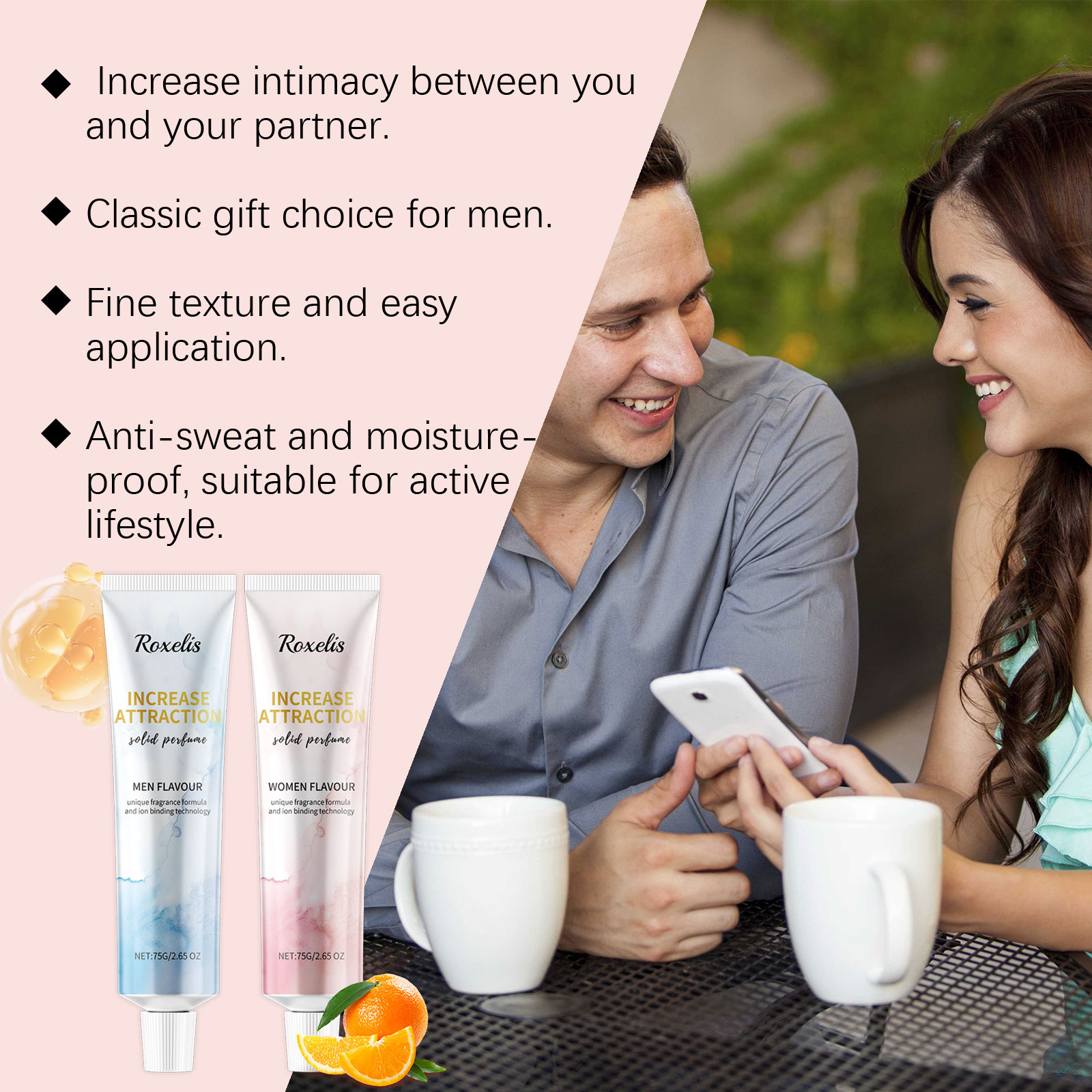 75g Woody Citrus Perfume Stick - Perfume Light Fragrance recensione e prezzo