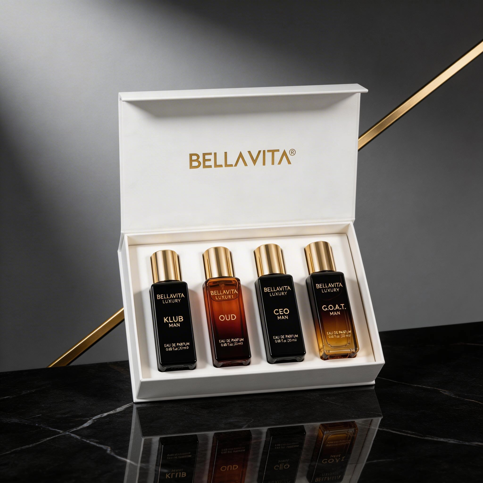 Bella Vita Portable 4x20ml Lux - Perfume Fragrance Long Lasting recensione e prezzo